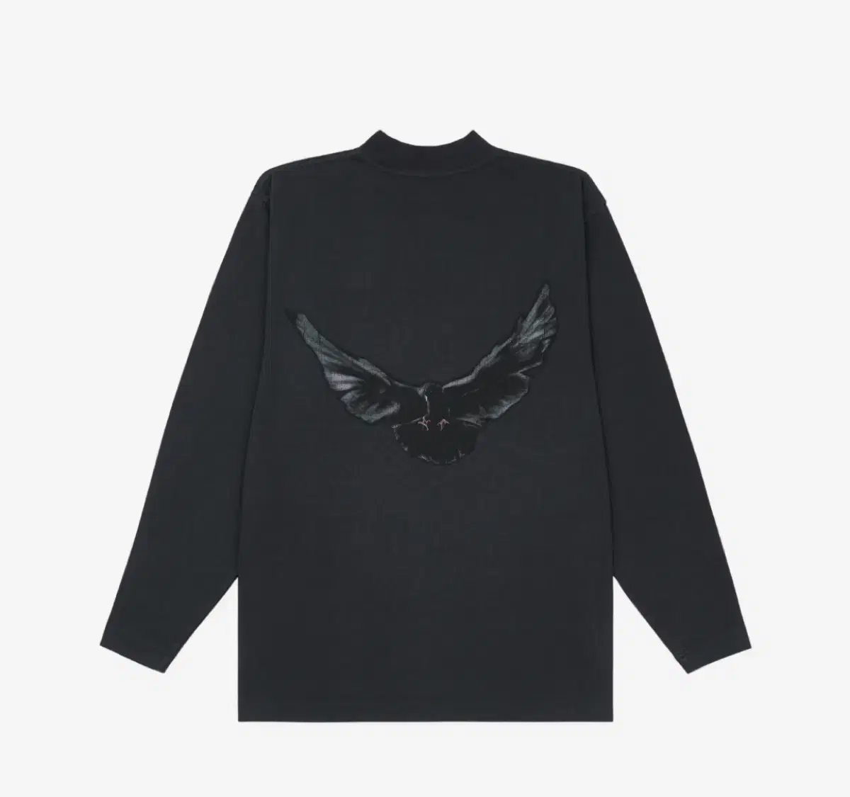 E.JI Gap Balenciaga Dove Long Sleeve T-Shirt Black L