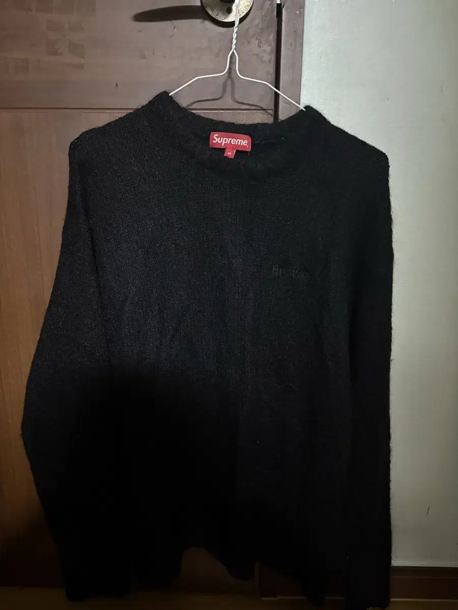 Supreme Mohair Black Sweater 22FW