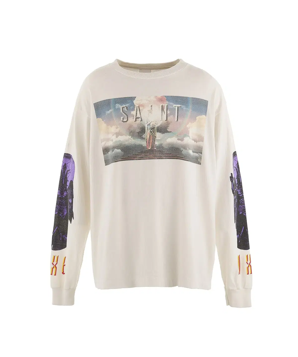 [XXL] Saint Michael's Saint Pictures Long Sleeve T-Shirt White - 24AW