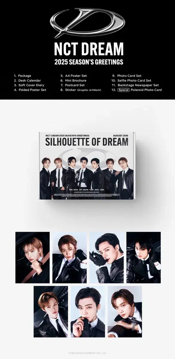 NCT 127 Dream seasons greetings Diary Calendar