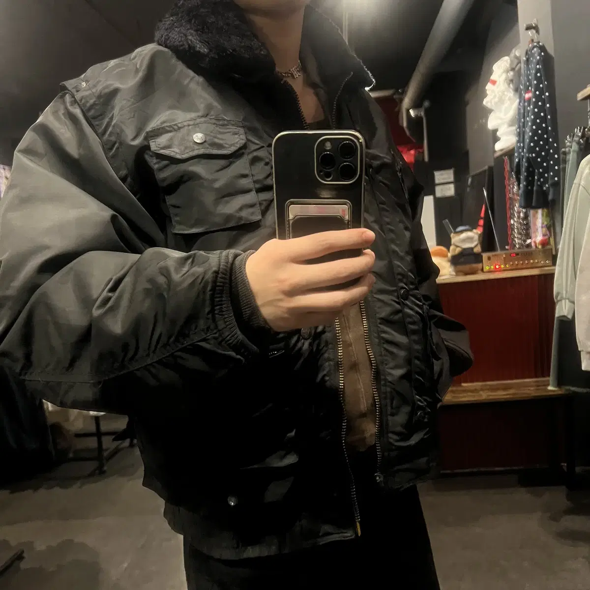 (end338) Vintage MA1 Bomber Jacket