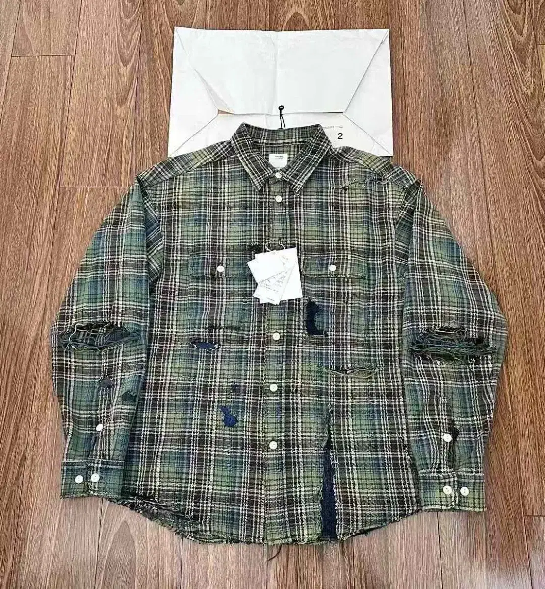 visvim 20ss winter shirt l/s crash