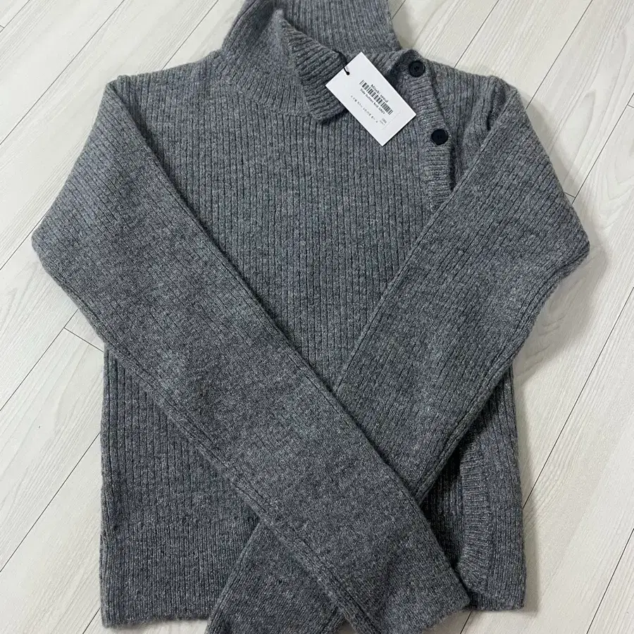 미세키 서울 니트 Side button knit GREY 판매