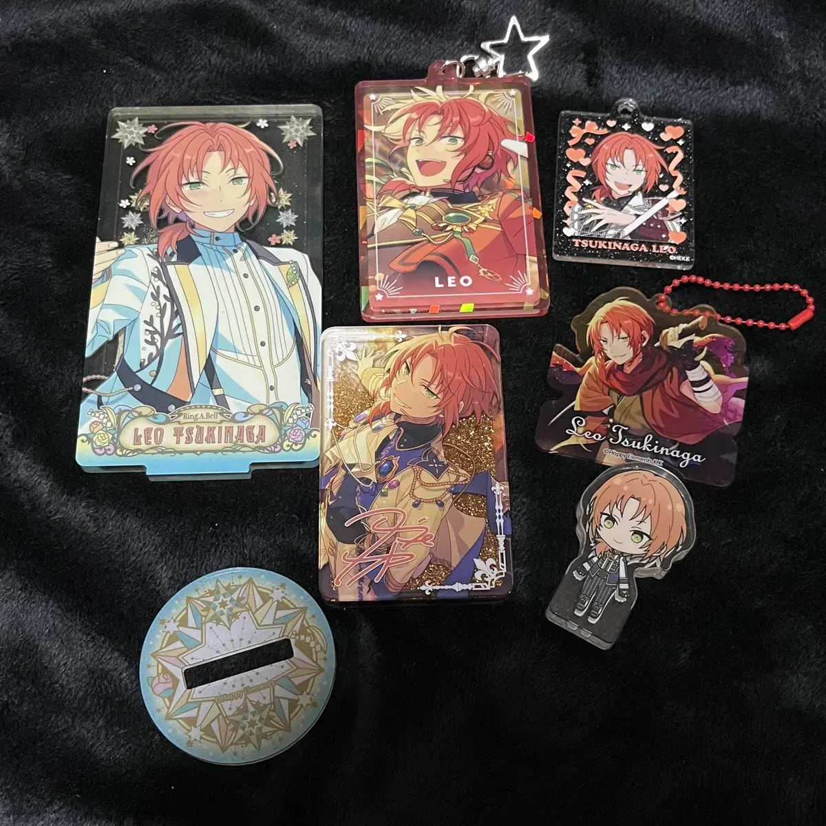 Anstar Tsukinaga Leo Goods acrylic stand keyring and more sold in bulk