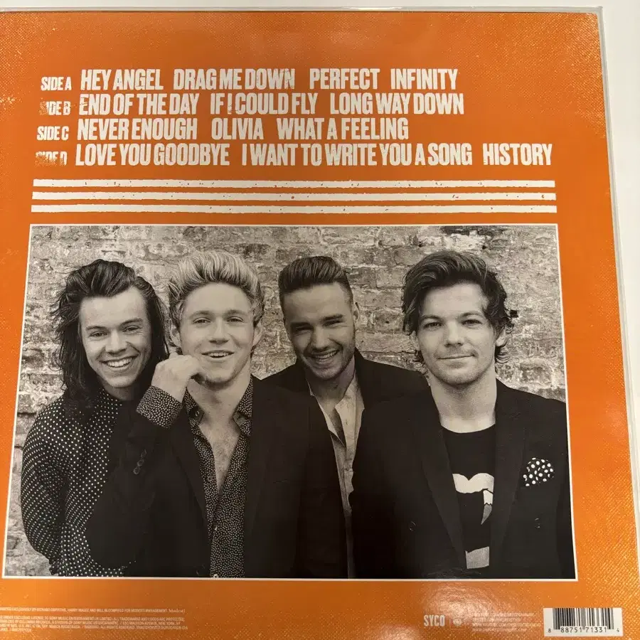 원디렉션 5집 one direction made in the am lp