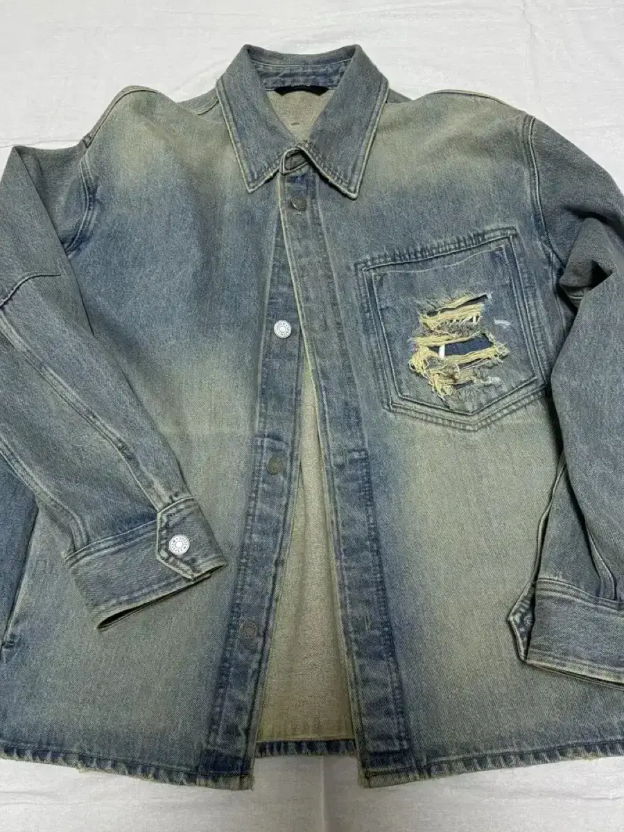 System Homme Denim Shirt size 95