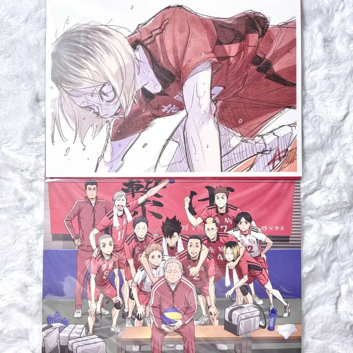 Showdown at the Haikyuu Garbage Patch pre-order benefit Kenma Visual Board Nekoma Group Photo Postcard