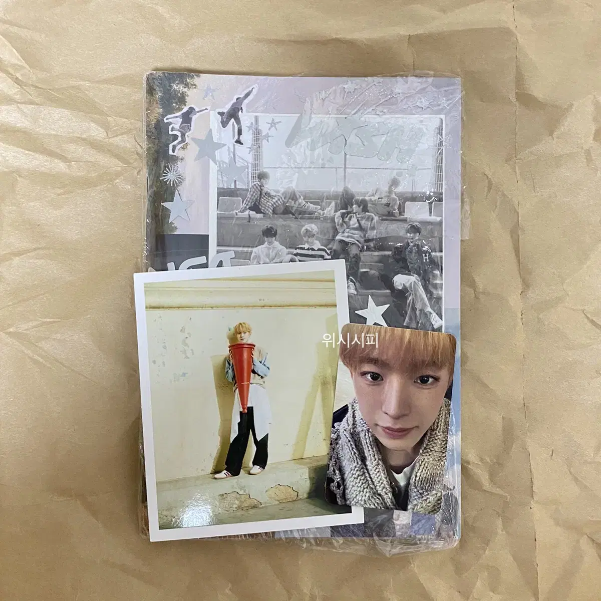 Uushi Set nct wish wish photobook unsealed album photocard polaroid