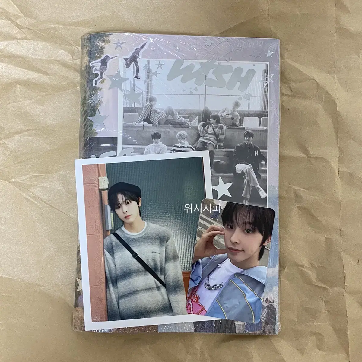 Riku set nct wish wish photobook unsealed album photocard polaroid