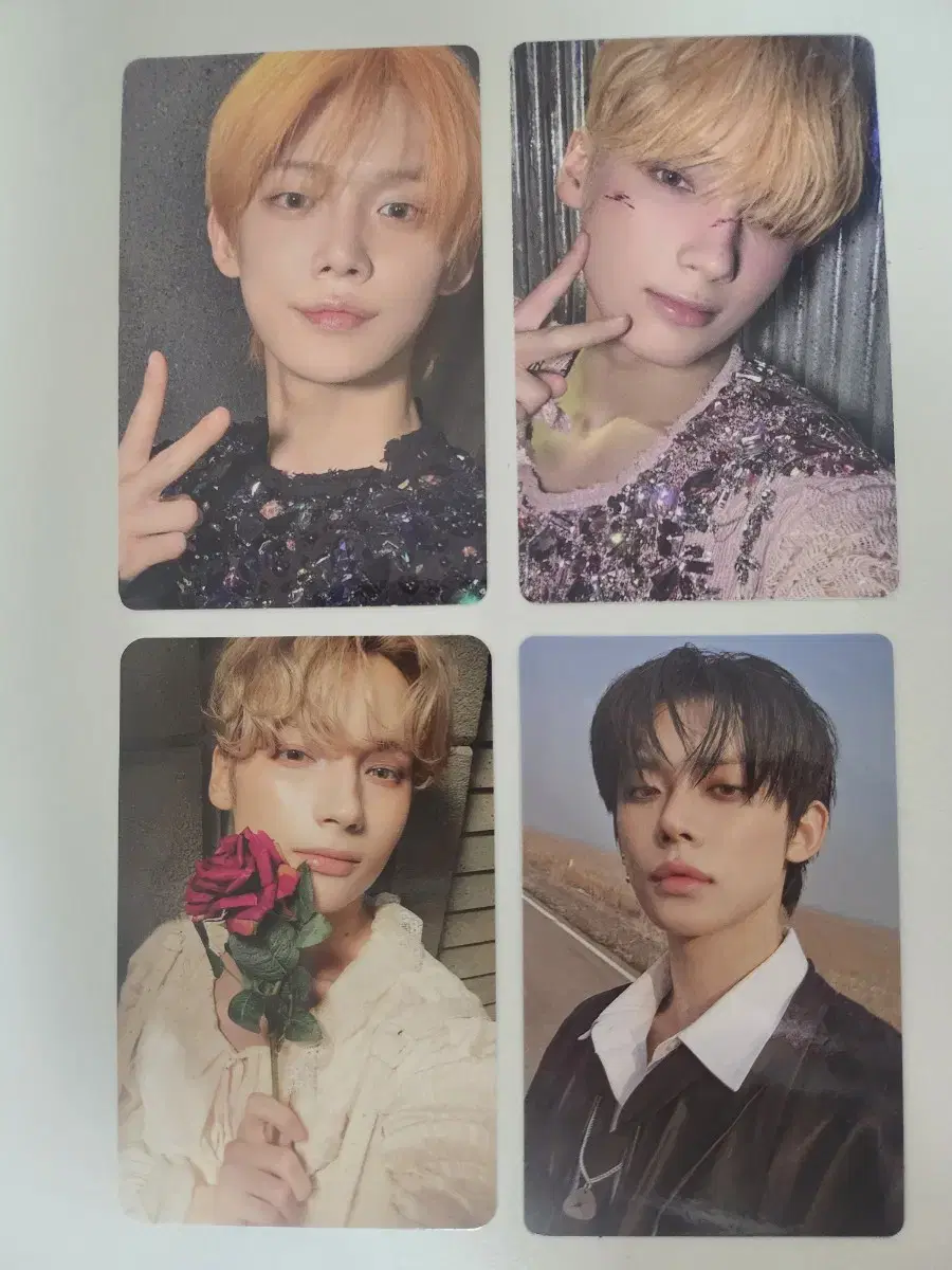 TXT txt photocard Quick sale déjà vu pre-order benefit yeonjun hunning, freefall gravity yeonjun hunning