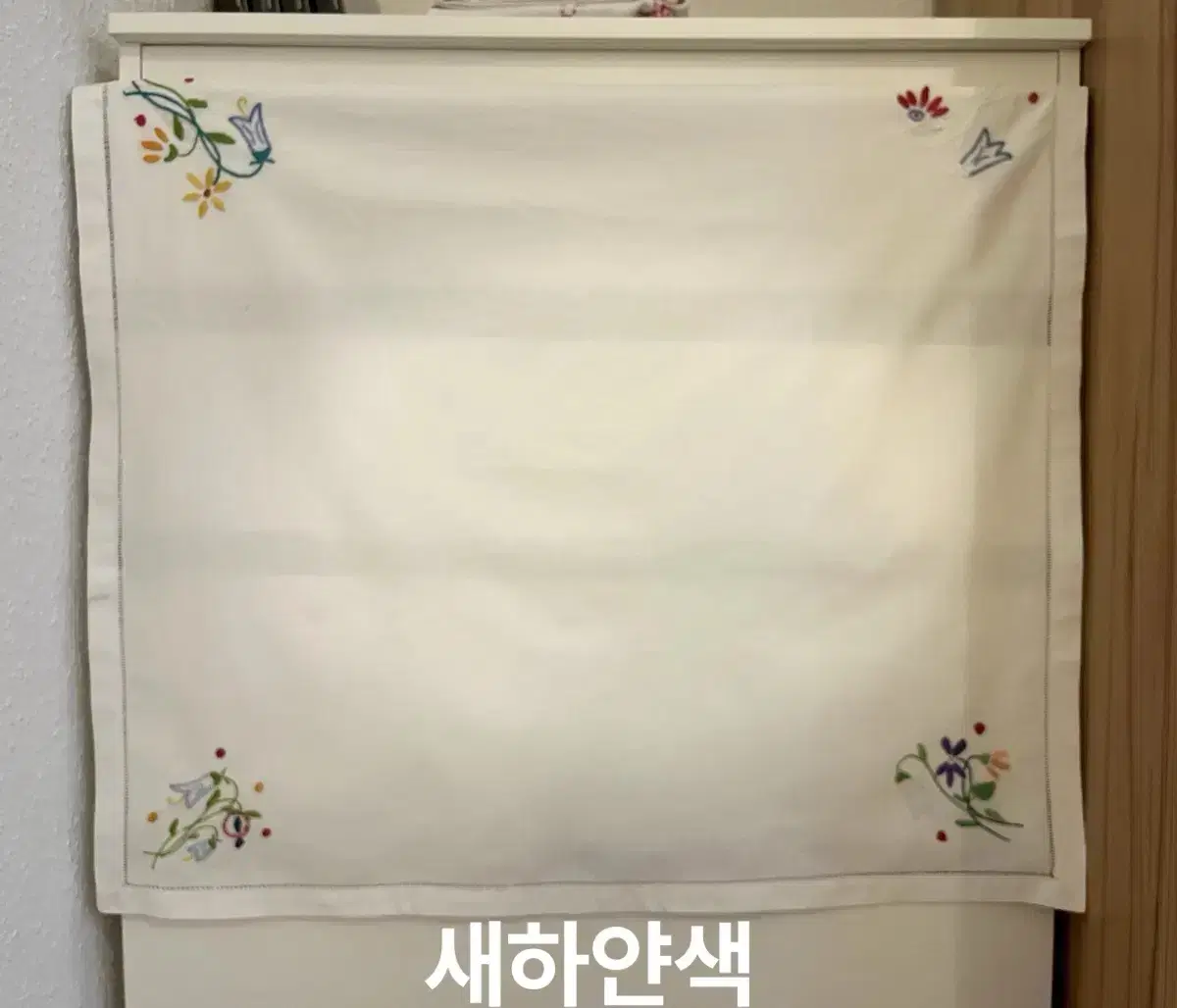 65.5x73cm/프랑스 빈티지 손자수 테이블보