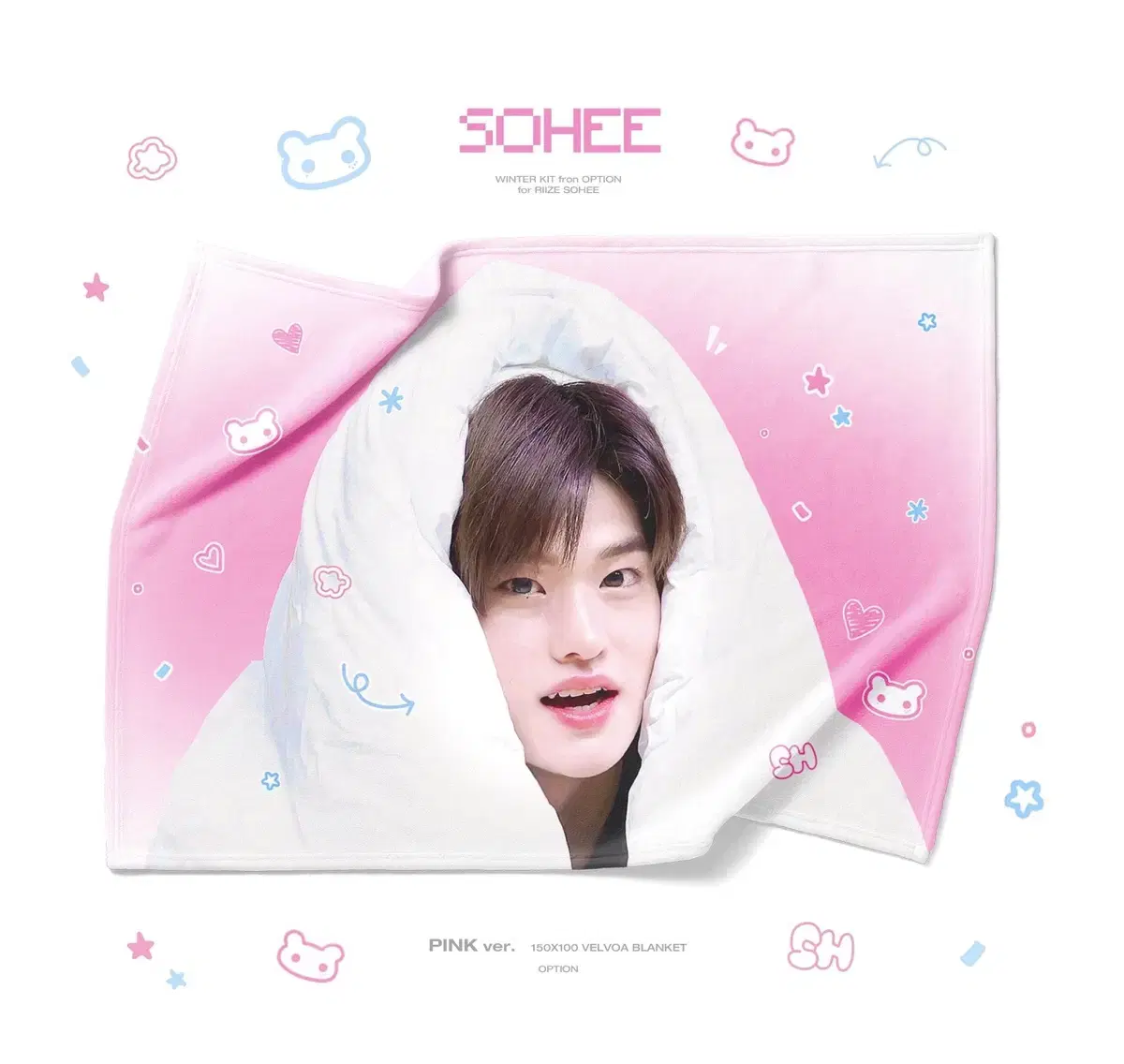 OPTION please sohee change blanket shipping address wts!!!