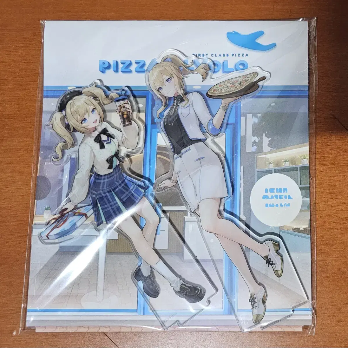 Genshin Impact Pizza Albolo Collaboration Acrylic Stand WTS