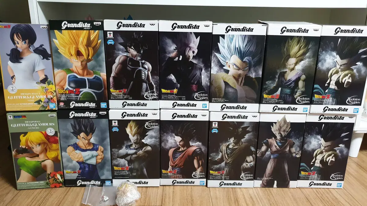 Dragon Ball Grandista Figures Son Goku Son Gohan Bardock Gotenks