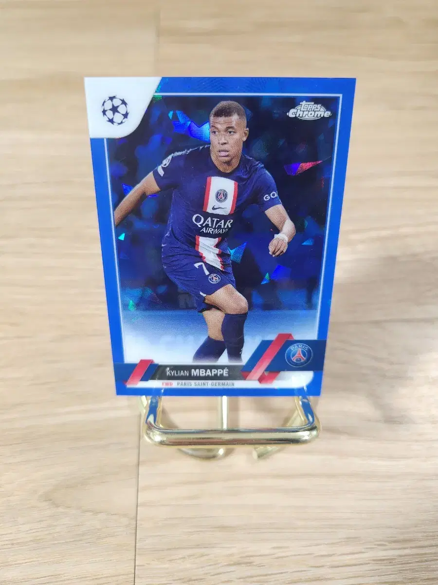 23Topskrom Sapphire Paris Saint-Germain Kylian Mbappe Football Kard