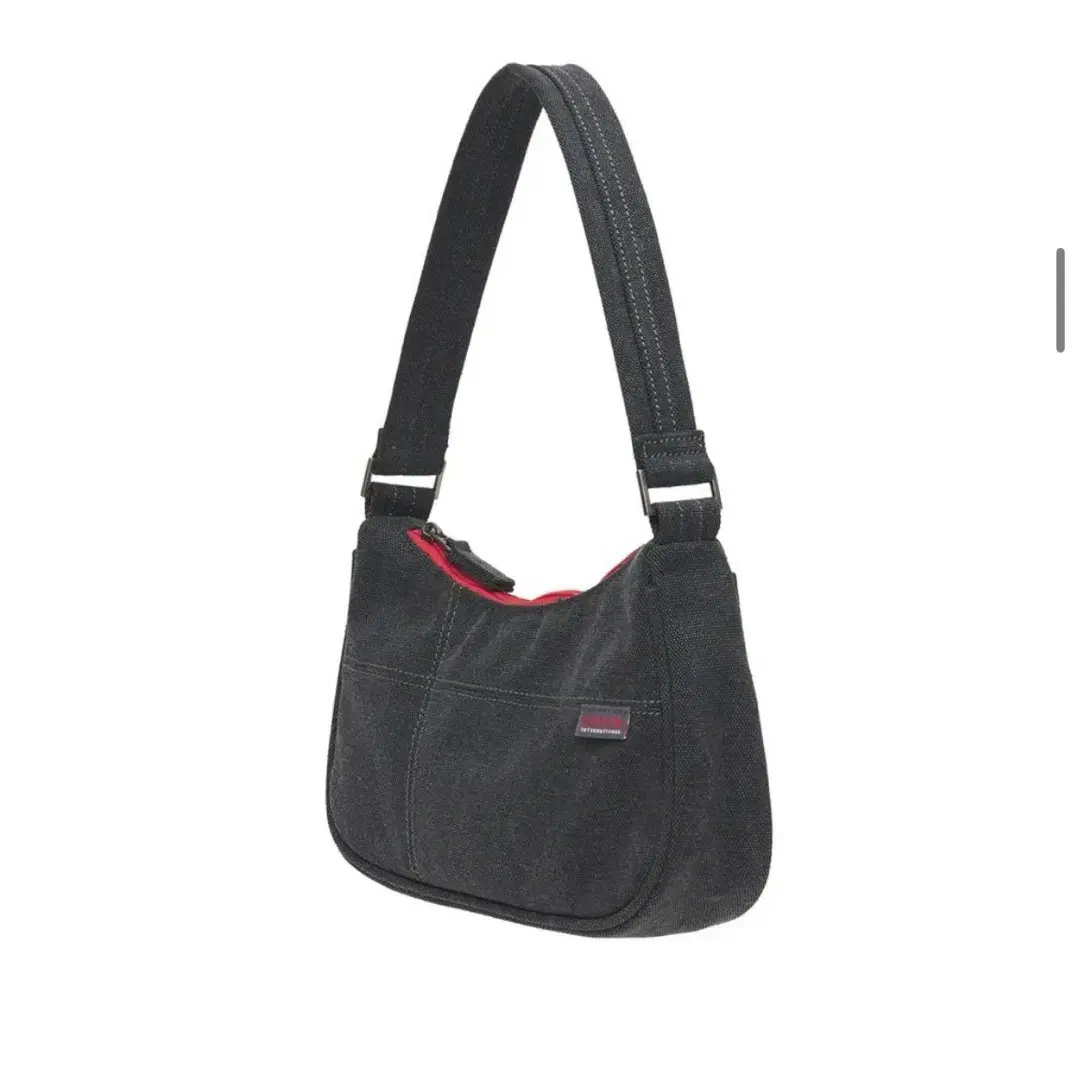 스컬프터 Twill Hobo Bag Black