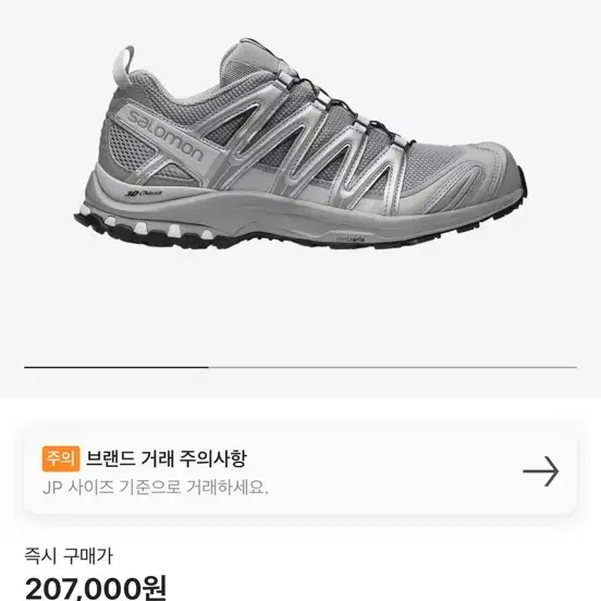 살로몬 salomon xa pro alloy silver 알로이 실버ㅔ