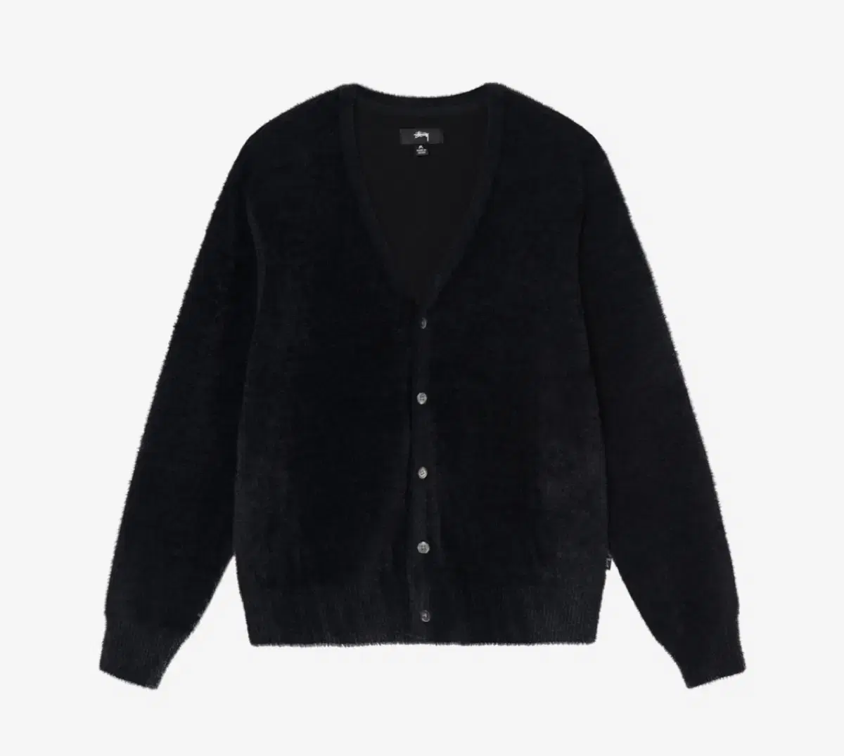 Stussy Shaggy Cardigan Black