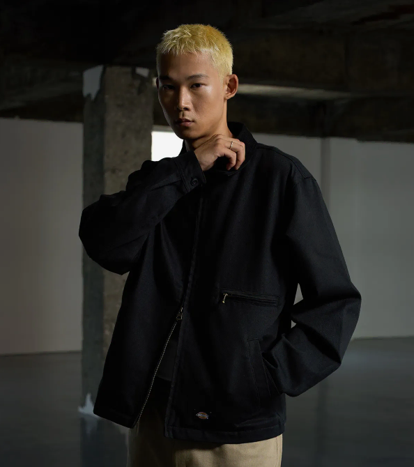 24FW Unsealed] Dickies Twill Work Jacket Black