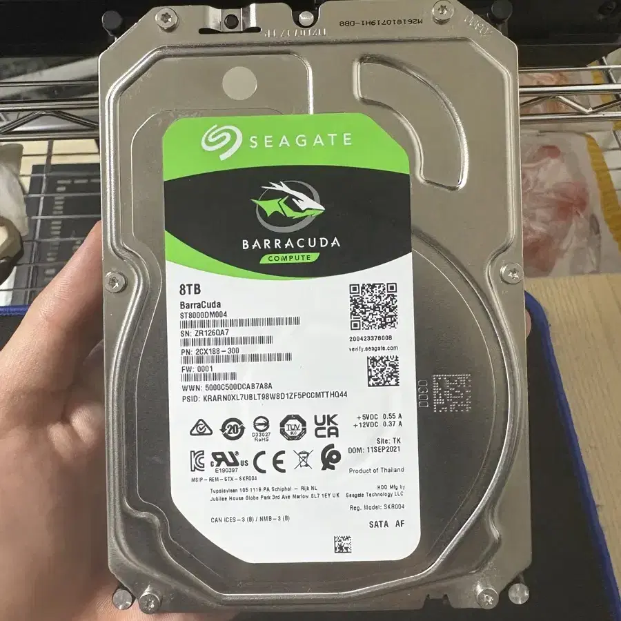 씨게이트 8TB HDD