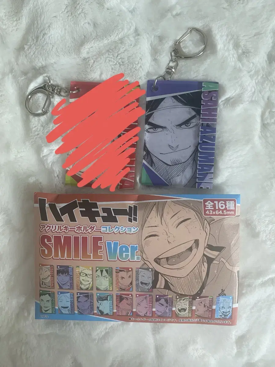 Haikyuu Middle Shop Smile keyring Azumane Asahi