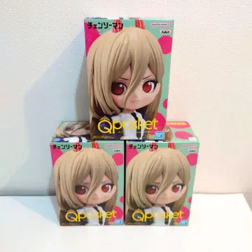 체인소맨 파워 피규어 Qposket 3개 세트 미개봉