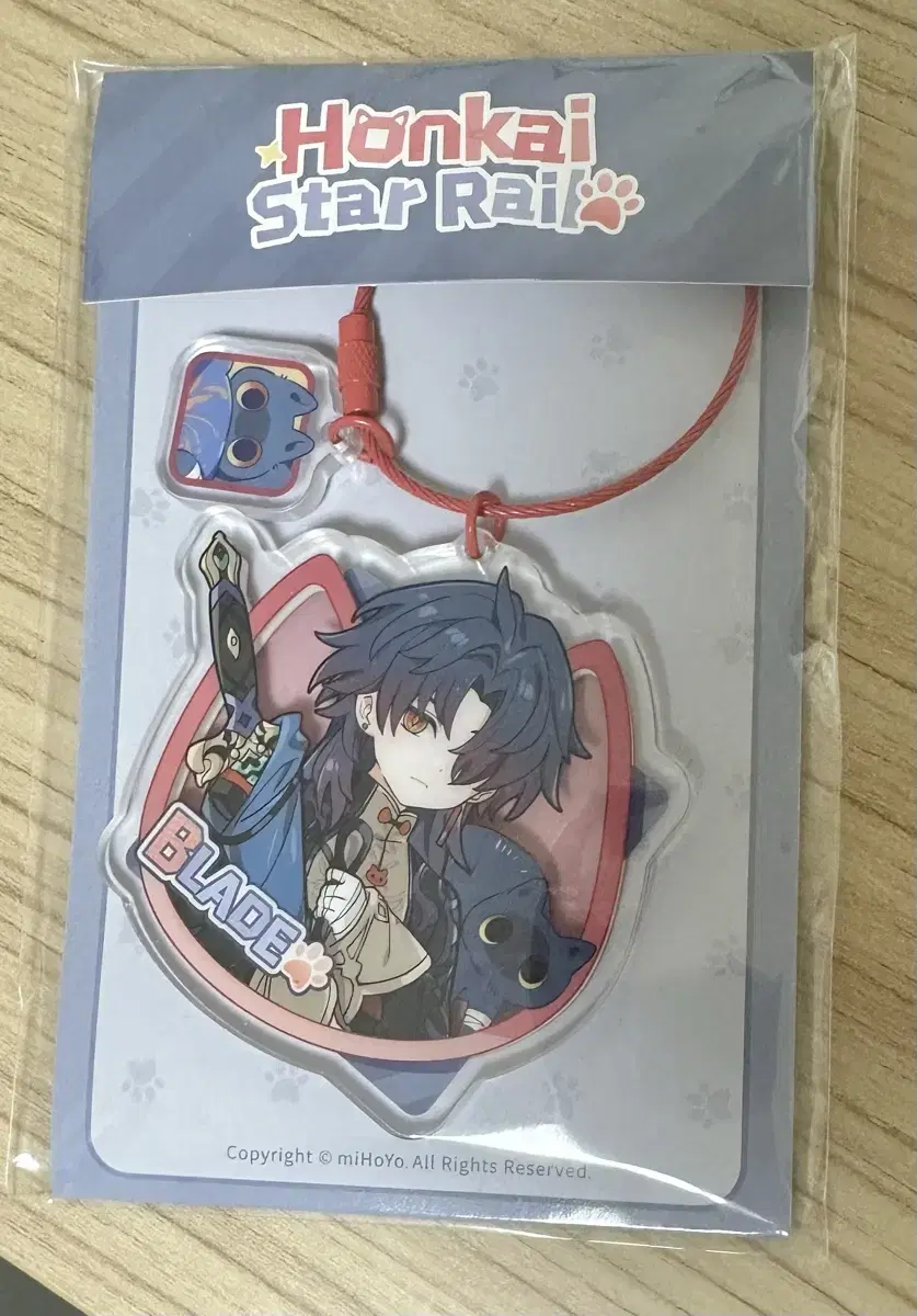 Star Rail Blade Cat Keyring