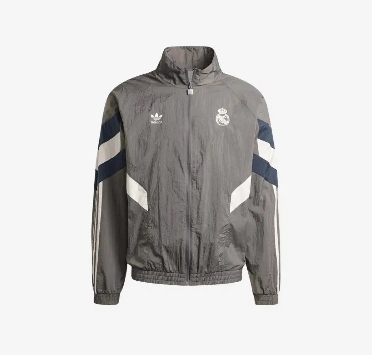 [XL] Real Madrid Overseas Version Original Track Top Charcoal Gray