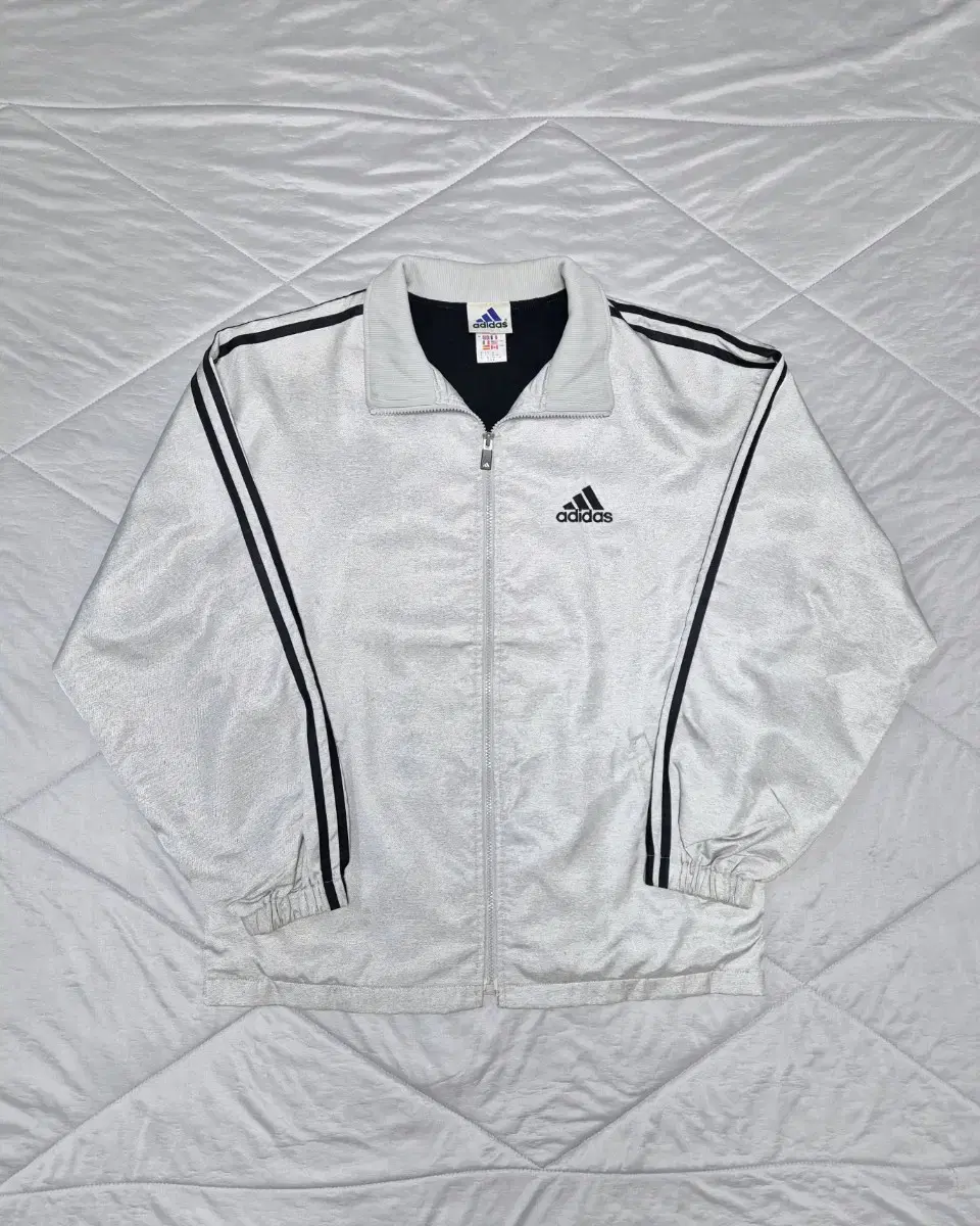 Adidas Silver Gray Old School Jacket Track Top Jersey