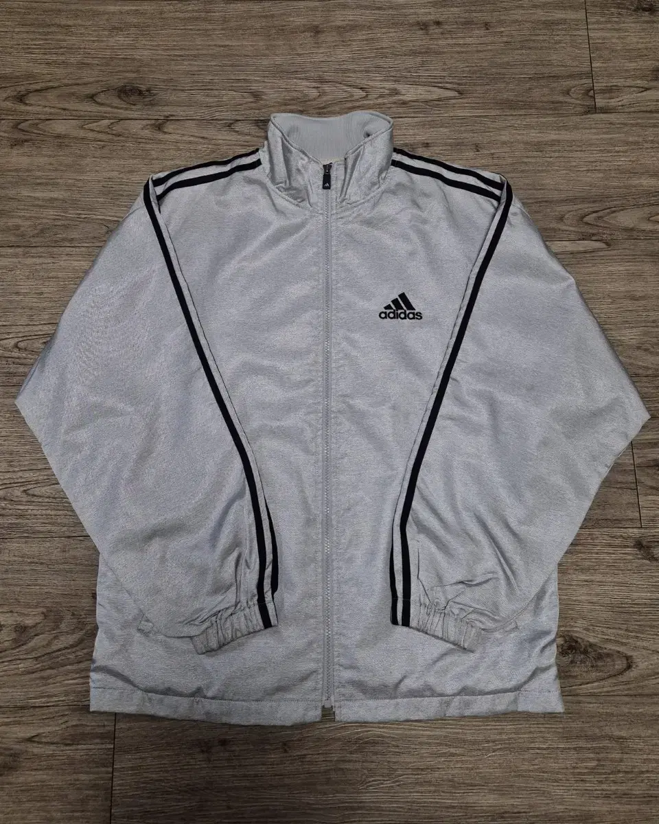 Adidas Silver Gray Old School Jacket Track Top Jersey