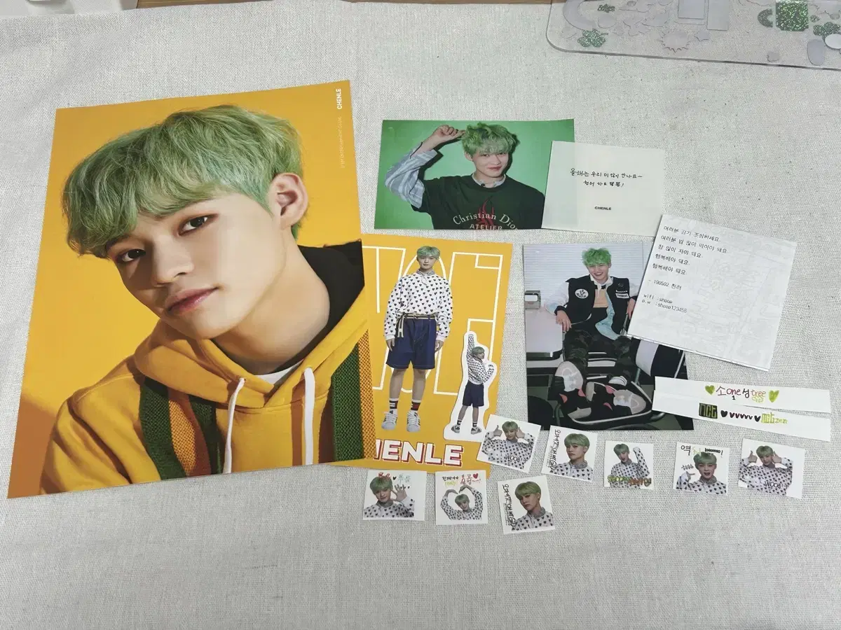 nct dream chenle 2018 seasons greetings season's greetings sticker 인화사진