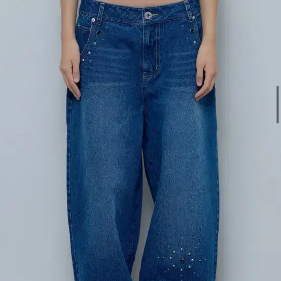 Fancyclub BOHEMIAN STUDDED DENIM PANTS