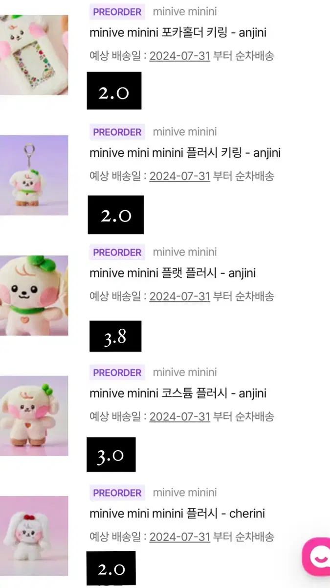 Ive Minnini doll wts