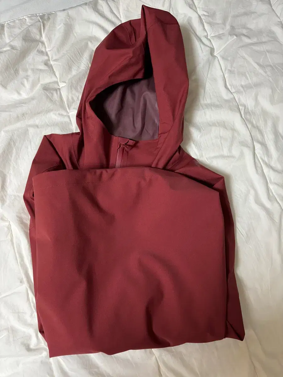 L Uniqlo Blocktech Red Jumper Parka Windbreaker