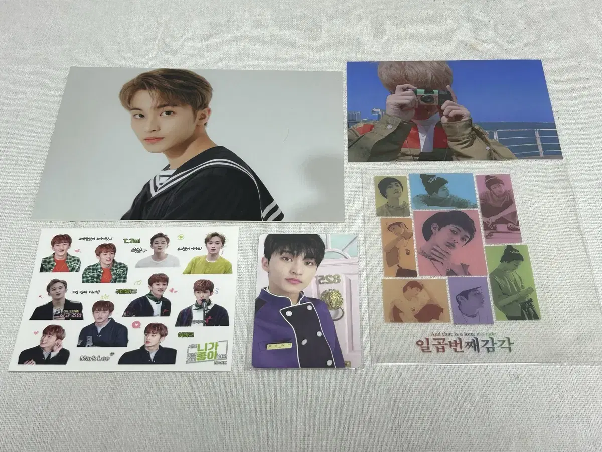 nct dream nct127 mark photocard postcard sticker 인화사진