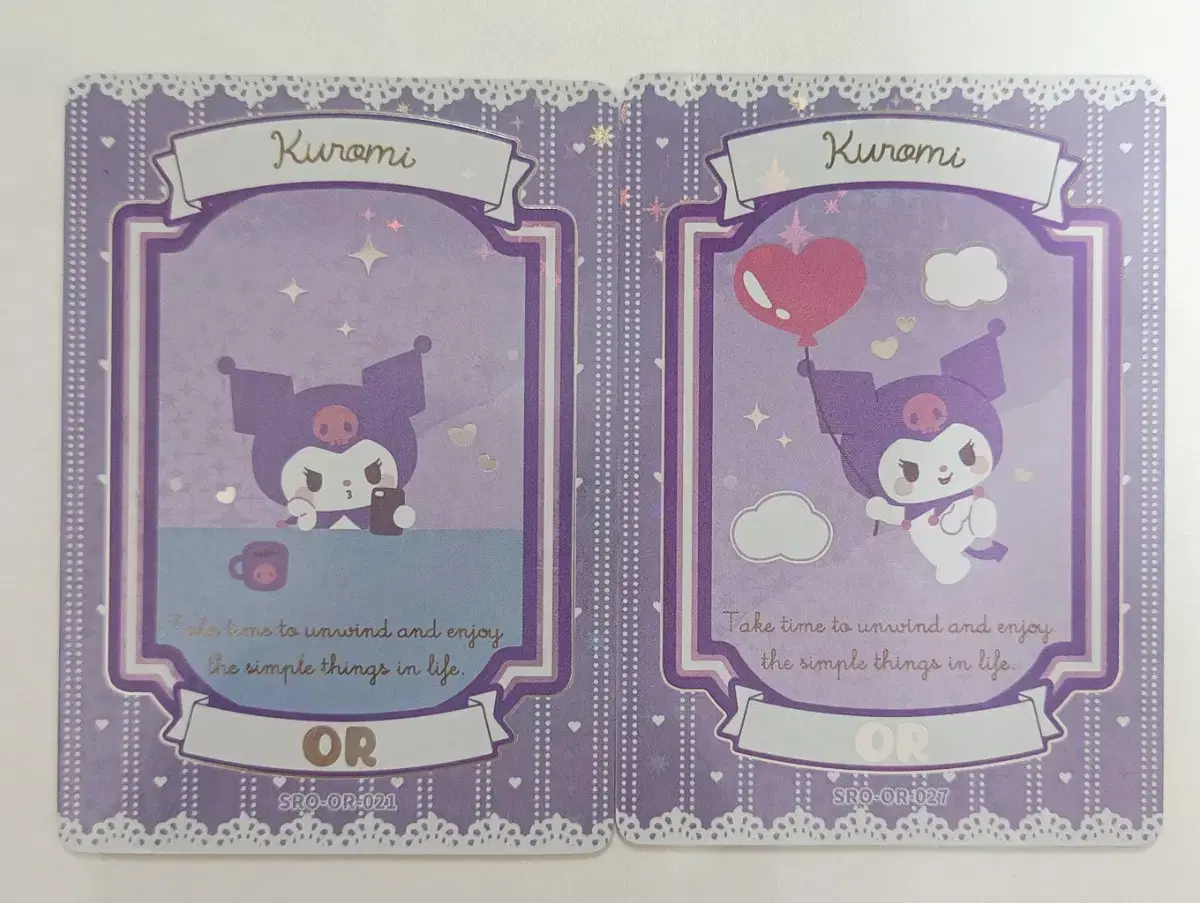 Sanrio Photocard Character Collectors' Kuromi kard orKards Part 2