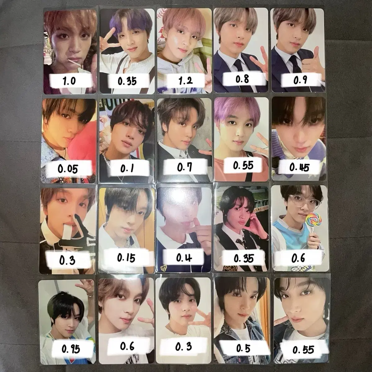 nct127 일칠 nct dream haechan photocard wts bulk wts