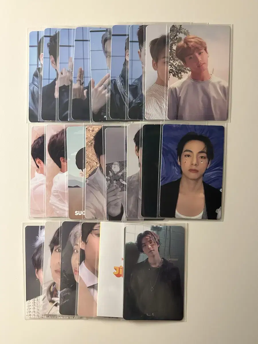 BTS photocard unsealed album Namjoon Seokjin Yoon Ki Hoseok jimin Taeyang Jungkook