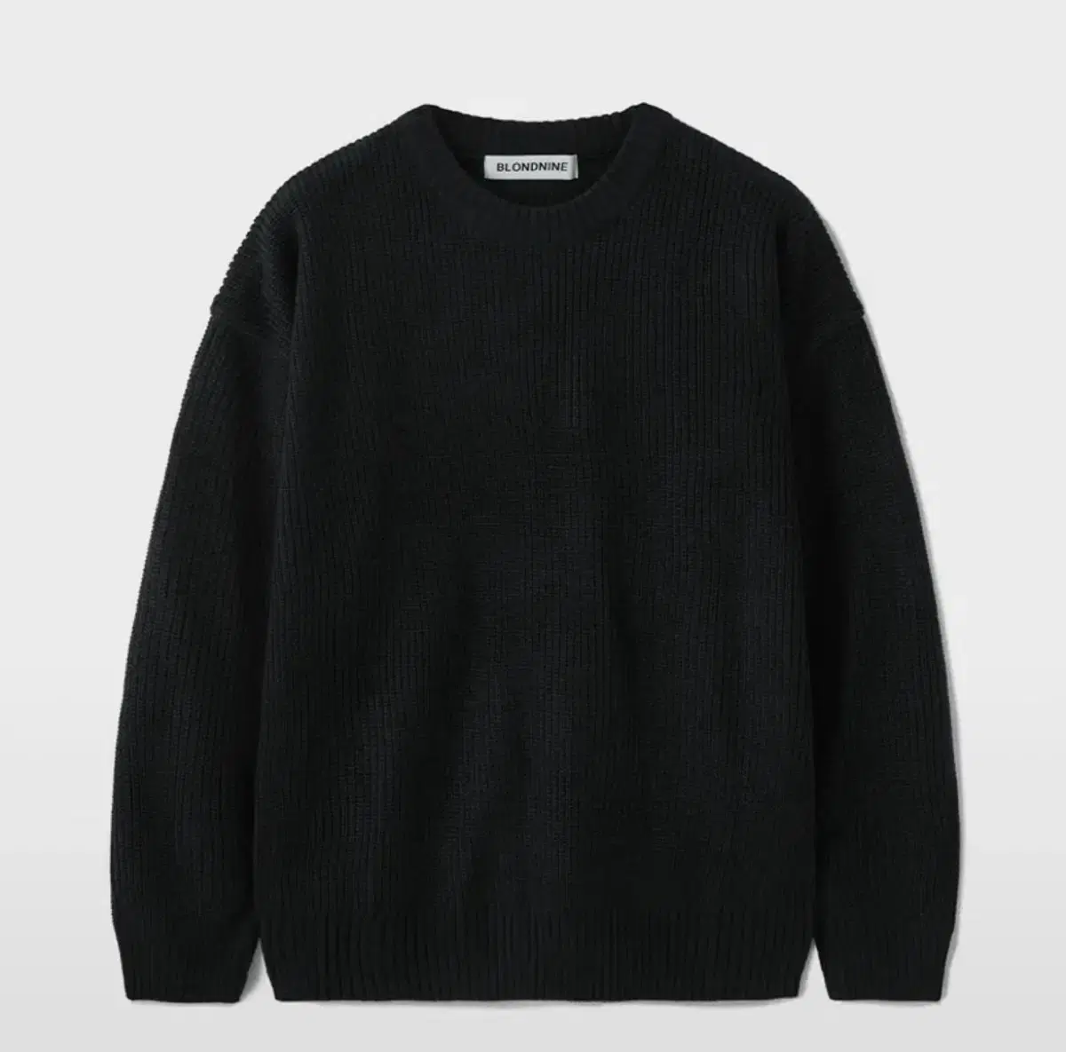 Organizing the closet/ Blonde Nine Crewneck Ribbed Knit Sweater Black Up Autumn Manic Women