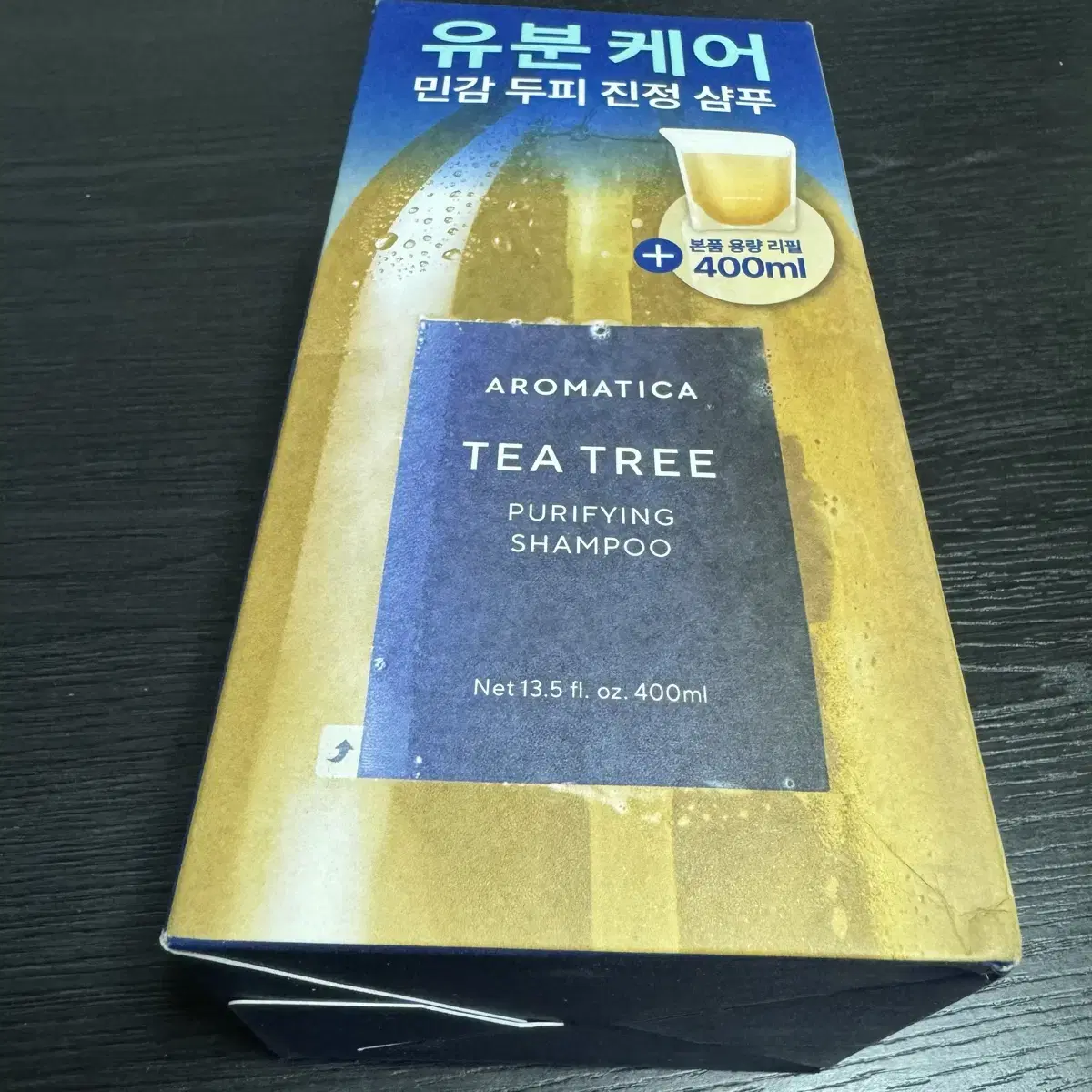 미개봉) 아로마티카 티트리 퓨리파잉 샴푸 더블 기획 400ml + 400