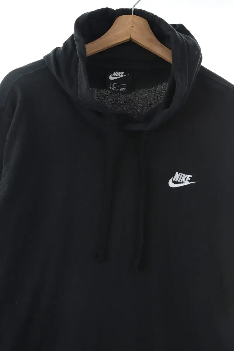 (L) Nike Hoodie Black Cotton Limited Edition - 10315