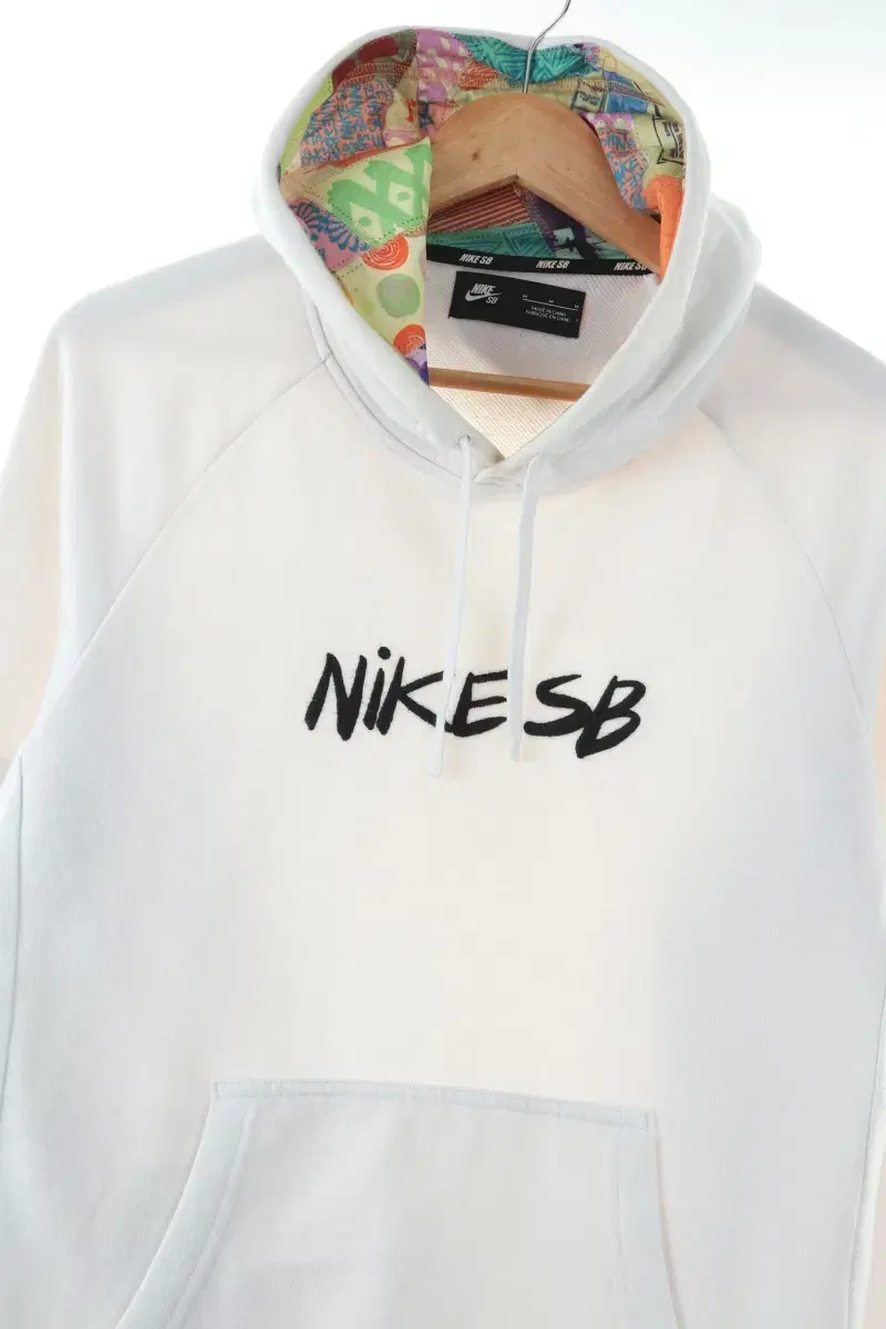 (M) Nike Hoodie White Old School Limited Edition - 10394