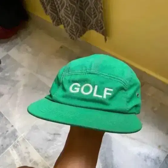 SS14 Golf Wang Kelly Green Camp Cap 골프왕