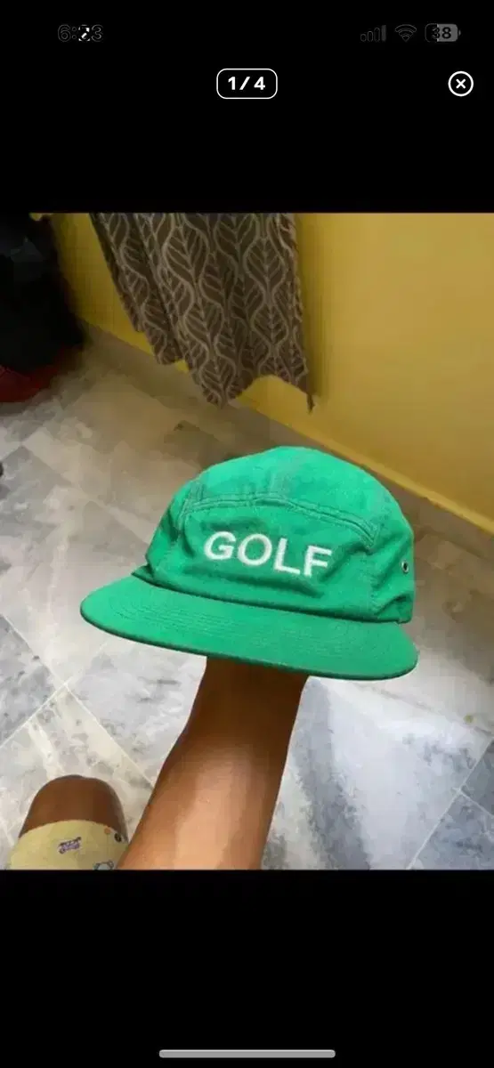 SS14 Golf Wang Kelly Green Camp Cap 골프왕