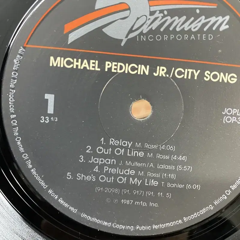 MICHAEL PEDICIN JR LP / AA6264