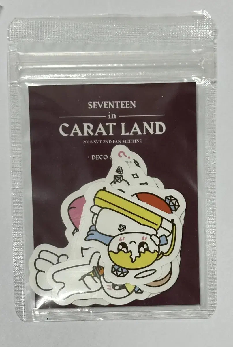 Seventeen's 2nd caran bonbon is sold at sticker 