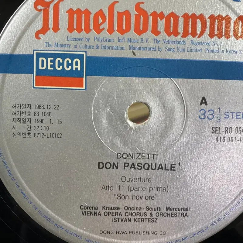 DON PASQUALE  LP / AA6272