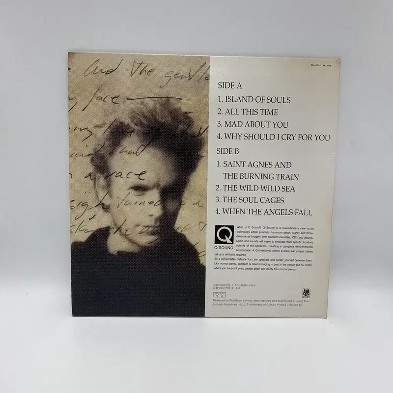 STING THE SOUL CAGES LP / AA6276