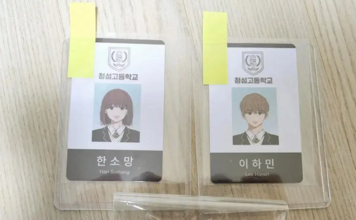 Youth Blossom's Lee Hamin, Han So Mang transferred student IDs