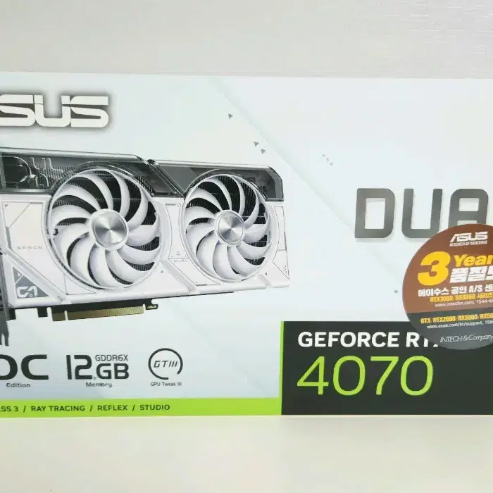 (미개봉) ASUS RTX4070 EVO OC D6X 12GB White